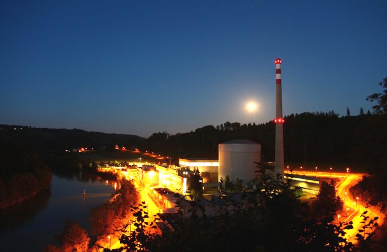 Das Schweizer Kernkraftwerk Mühleberg. Foto: BKW Energie AG