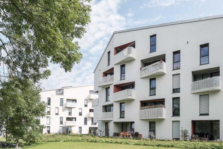 Mit Erstellungskosten von 1.800 €/m2 Wohnfläche zählen typisierte Mauerwerksbauten zu den kostengünstigsten Geschosswohnungsbauten auf dem deutschen Wohnungsmarkt. <i>Bild: Gerd Schaller, Mein Ziegelhaus </i><br>