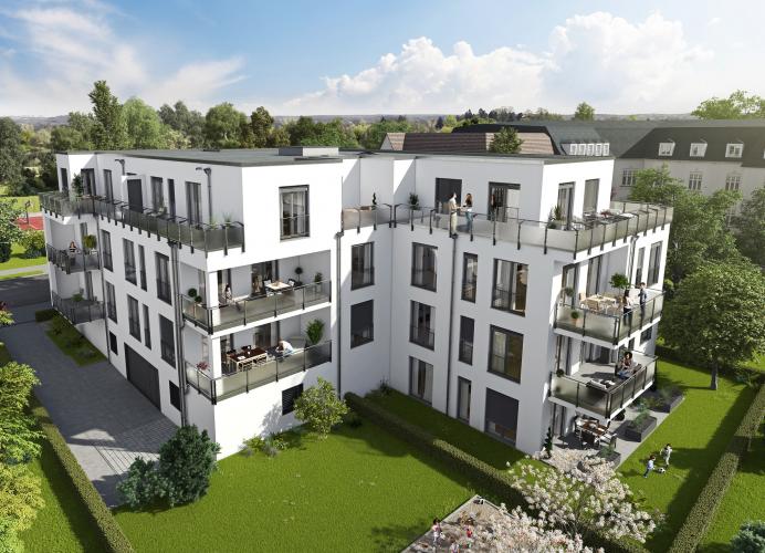 Elf unterschiedlich große Eigentumswohnungen entstehen in zentraler Lage in Potsdam. Alle verfügen mindestens über einen großzügigen Freisitz und sind hochwertig ausgestattet. <i>Foto: HELMA Wohnungsbau GmbH </i>