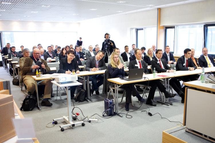 Deutsche Poroton | Pressekonferenz BAU 2015. <i>Foto: Christoph Große</i>