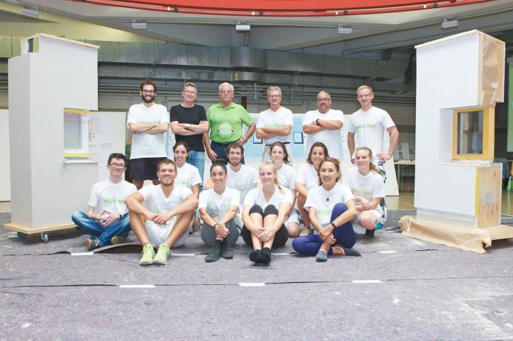 Die Sto-Stiftung fördert jedes Jahr die Teilnahme an der Green.Building.Solutions. in Wien mit Stipendien und veranstaltet einwöchige Hands-on-Workshops. <i>Foto: Sto-Stiftung / Christoph Große</i>